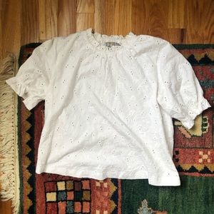 ASOS high neck eyelit top ECO COLLECTION!